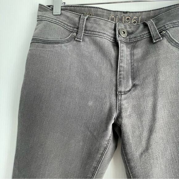 DL1961 grey Emma stretch skinny jeans size 28 inseam 28” - Picture 7 of 11